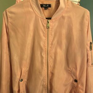 Pink bomber jacket❤️